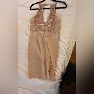 Haute Monde Cocktail Rose gold dress